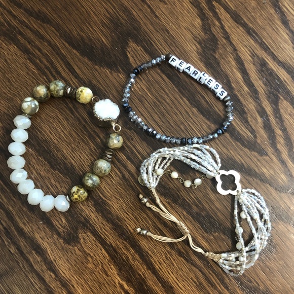 3 Barely worn Altar’d State Bracelets - Picture 1 of 3